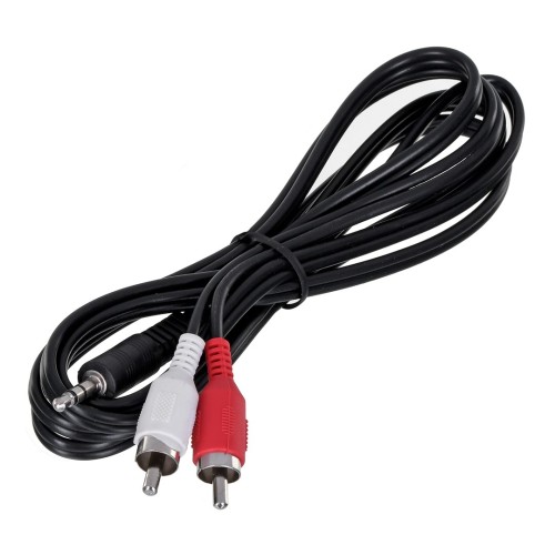 Gembird 1.5m, 3.5mm/2xRCA, M/M audio cable Black, Red, White Gembird 1.5m, 3.5mm/2xRCA, M/M audio cable Black, Red, White