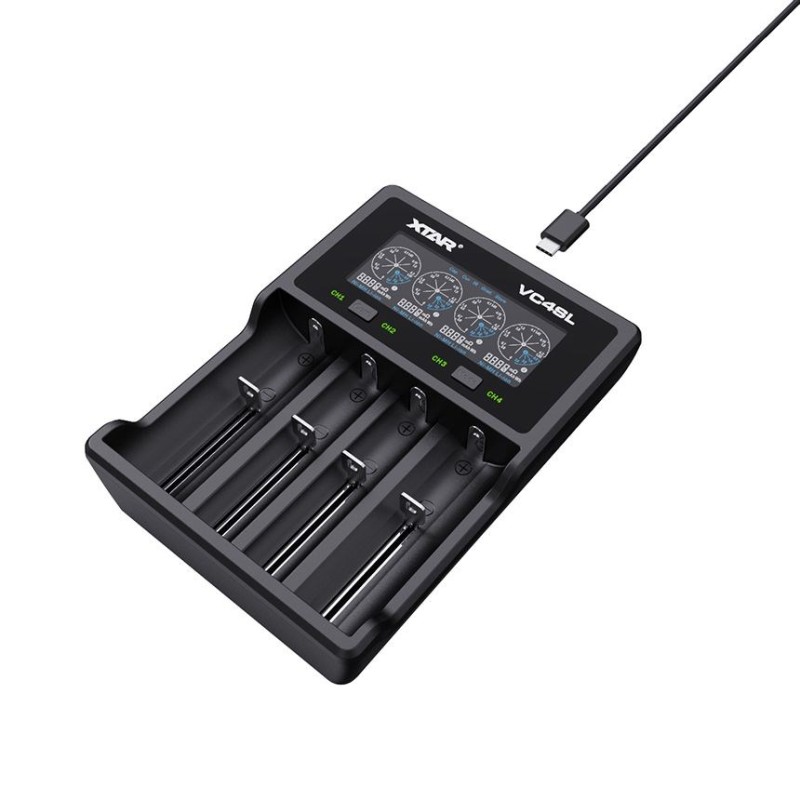 XTAR VC4SL battery charger to Li-ion / Ni-MH / Ni-CD 18650