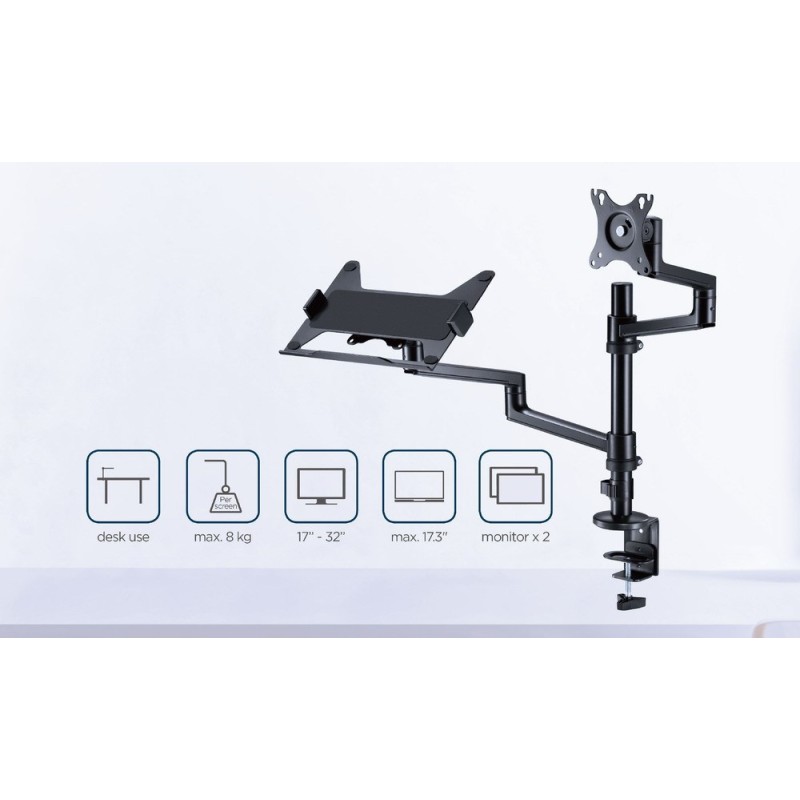 Gembird MA-DA-04 monitor mount / stand 81.3 cm (32 Gembird MA-DA-04 monitor mount / stand 81.3 cm (32