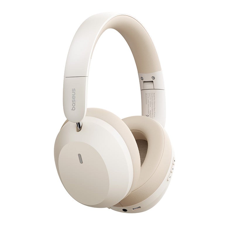 Baseus Bass 35 Max Headphones Wired & Wireless Head-band Music USB Type-C Bluetooth Beige Baseus Bass 35 Max Headphones Wired & Wireless Head-band Music USB Type-C Bluetooth Beige