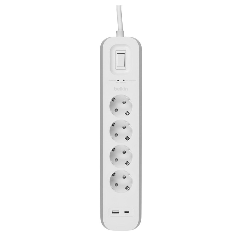 Belkin SRB001VF2M surge protector White 4 AC outlet(s) 2 m Belkin SRB001VF2M surge protector White 4 AC outlet(s) 2 m
