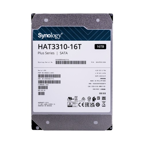 Synology HAT3310-16T internal hard drive 3.5 Synology HAT3310-16T internal hard drive 3.5