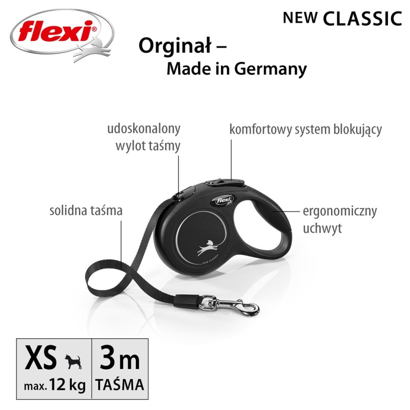Flexi New Classic Cat XS 3 m Dog Retractable lead Flexi New Classic Cat XS 3 m Dog Retractable lead