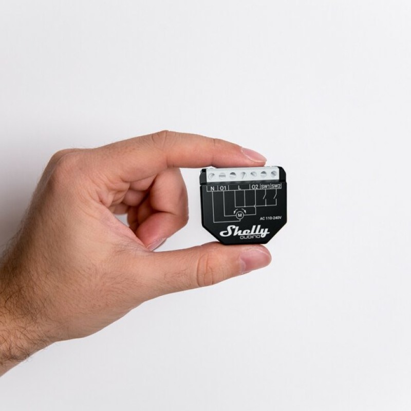 Shelly Qubino Wave Shutter electrical relay Black