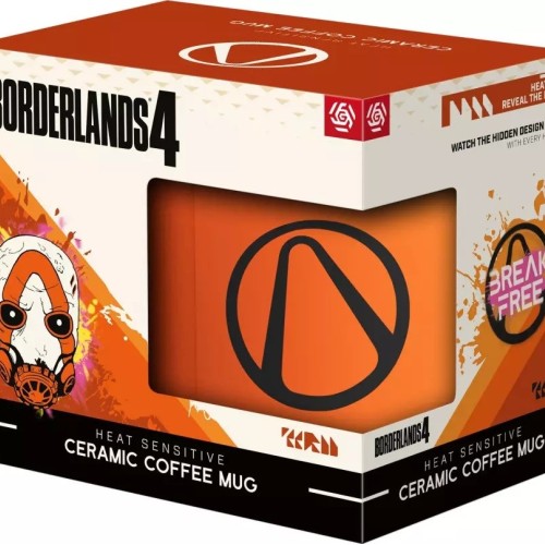 Heat Reveal Mug Good Loot Borderlands 4 - Hunters Icon 450 ml Orange, Grey Heat Reveal Mug Good Loot Borderlands 4 - Hunters Icon 450 ml Orange, Grey