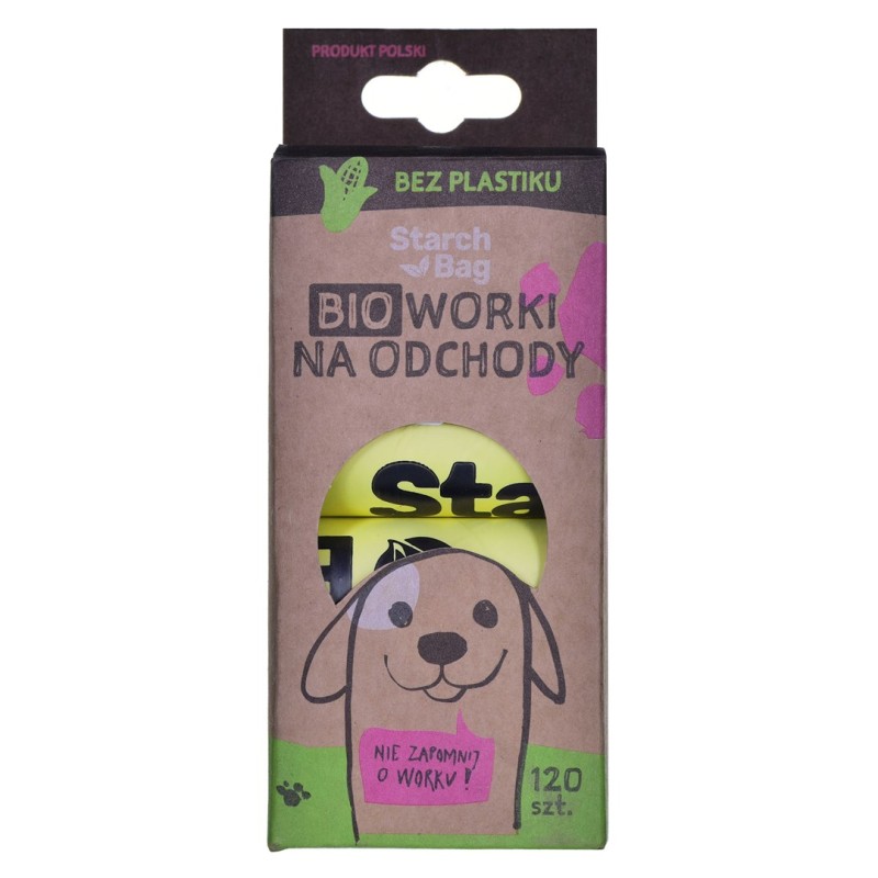 STARCH BAG - Dog poop bags - 8 x 15 STARCH BAG - Dog poop bags - 8 x 15