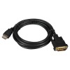 Lanberg CA-HDDV-20CU-0018-BK video cable adapter 1.8 m HDMI Type A (Standard) DVI-D Black
