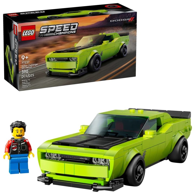 LEGO SPEED CHAMPIONS 77237 Dodge Challenger SRT Hellcat Sports Car LEGO SPEED CHAMPIONS 77237 Dodge Challenger SRT Hellcat Sports Car