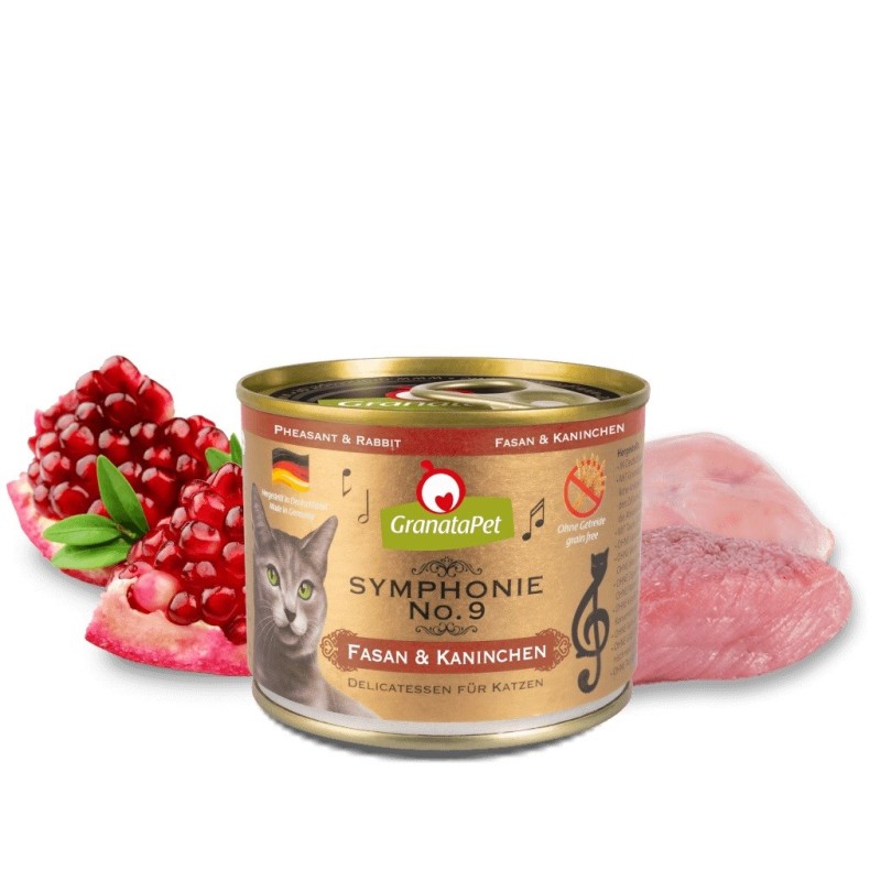 GRANATAPET Symphonie No. 9 Pheasant and rabbit - wet cat food - 200g GRANATAPET Symphonie No. 9 Pheasant and rabbit - wet cat food - 200g