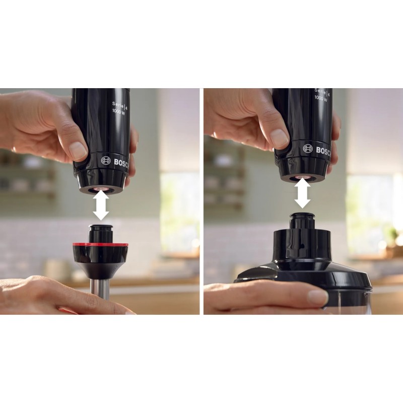 Bosch Serie 4 MSM4B621 blender 0.6 L Immersion blender 1000 W Anthracite, Transparent Bosch Serie 4 MSM4B621 blender 0.6 L Immersion blender 1000 W Anthracite, Transparent