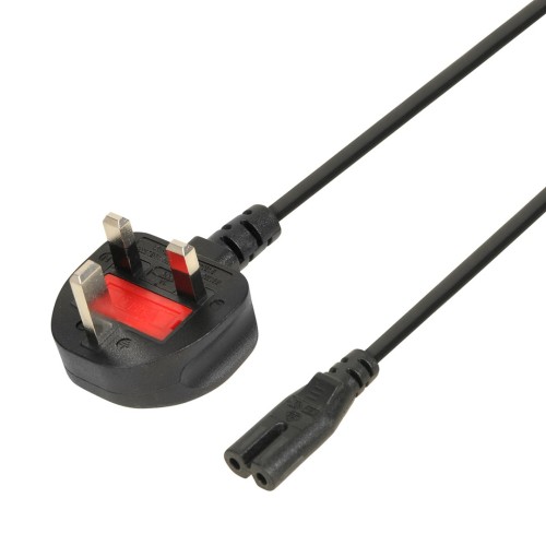 iBOX Euro 2-PIN Power Cable Audio-RTV VDE 1.8m UK Plug iBOX Euro 2-PIN Power Cable Audio-RTV VDE 1.8m UK Plug