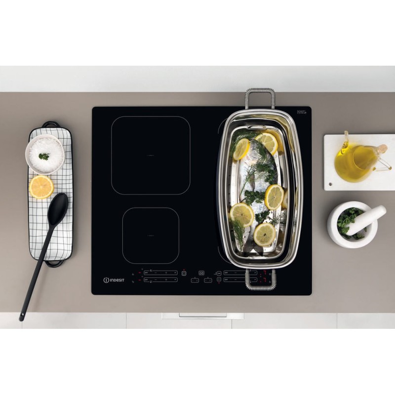 Indesit IB 65B60 NE Black Built-in 59 cm Zone induction hob 4 zone(s) Indesit IB 65B60 NE Black Built-in 59 cm Zone induction hob 4 zone(s)
