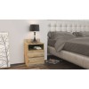 Topeshop M1 ARTISAN nightstand/bedside table 2 drawer(s) Oak Topeshop M1 ARTISAN nightstand/bedside table 2 drawer(s) Oak