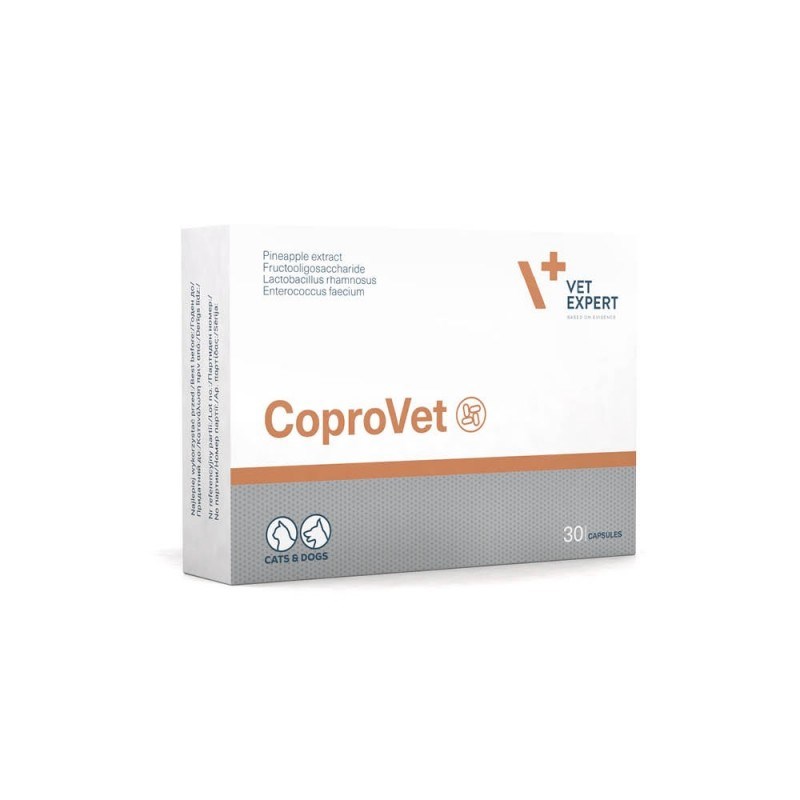 VET EXPERT CoproVet - preparation against the ingestion of feces for dogs and cats - 30 caps.