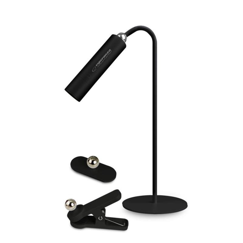 Esperanza ELD118K LED desk lamp 3in1 Black Esperanza ELD118K LED desk lamp 3in1 Black