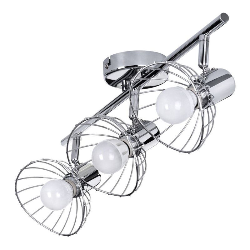 Activejet GIZEL triple ceiling wall light strip chrome E14 wall lamp for living room Activejet GIZEL triple ceiling wall light strip chrome E14 wall lamp for living room