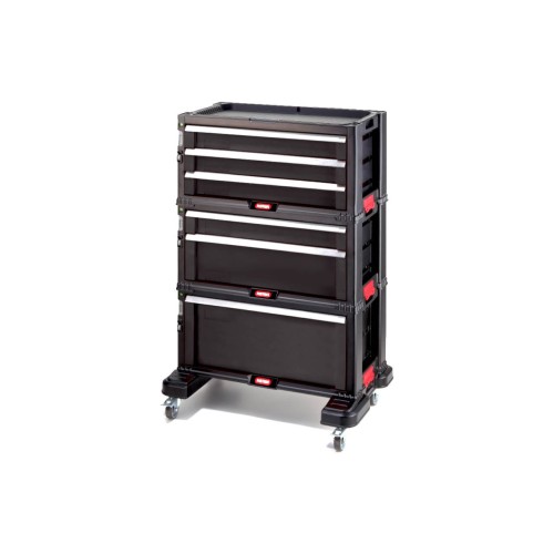 Keter Tool Rack on wheels 6 drawers Black Keter Tool Rack on wheels 6 drawers Black