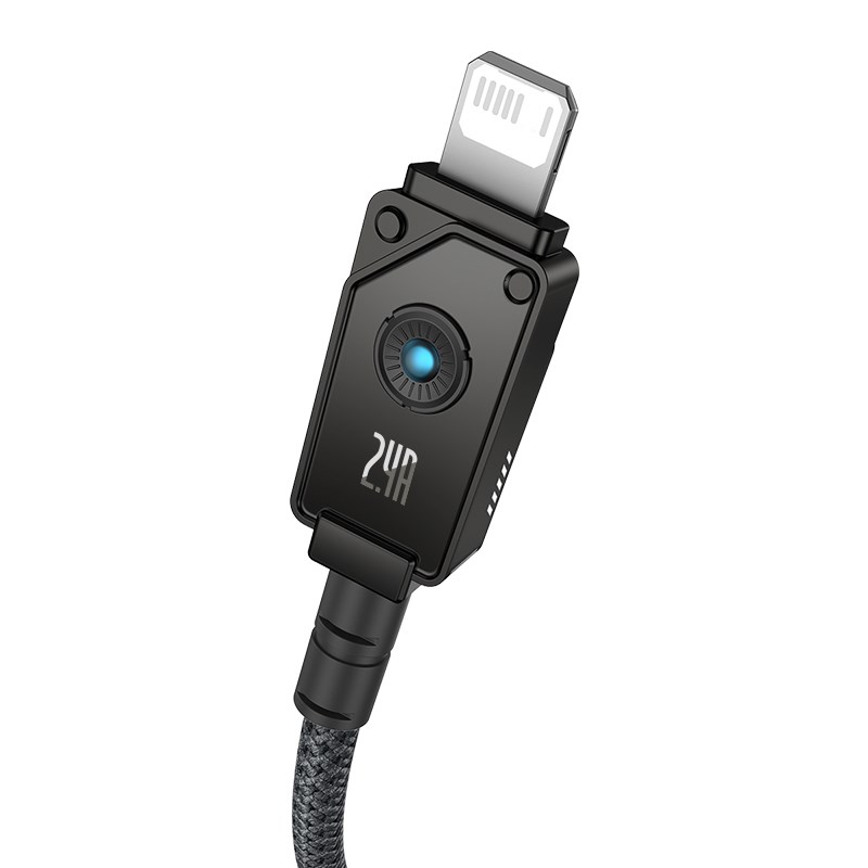 Baseus Unbreakable USB A to iP cable 1 m 5V-2.4A Black Baseus Unbreakable USB A to iP cable 1 m 5V-2.4A Black