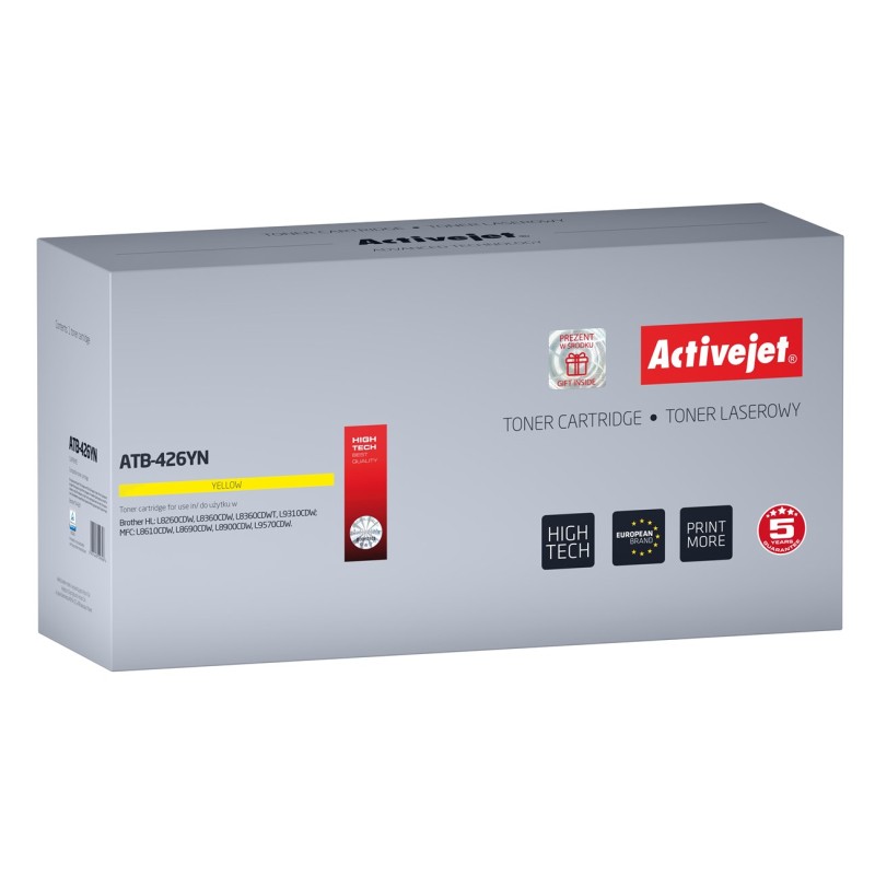 Activejet ATB-426YN toner (replacement for Brother TN-426Y; Supreme; 6500 pages; yellow)