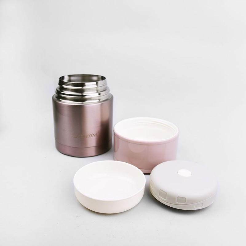 Dinner thermos Maestro MR-1636-60 600 ml, pink Dinner thermos Maestro MR-1636-60 600 ml, pink