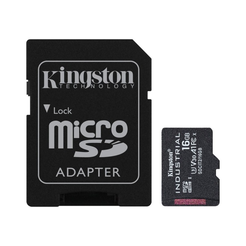 Kingston Technology Industrial 16 GB MicroSDHC UHS-I Class 10 Kingston Technology Industrial 16 GB MicroSDHC UHS-I Class 10