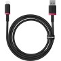 Baseus Dura Type A to IP 2.4A fast charging cable Black, Red