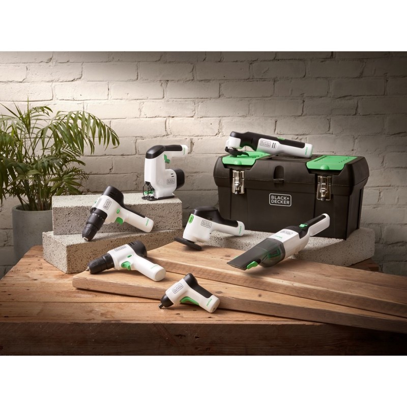 Black & Decker REVHV8C-QW handheld vacuum Black, White Bagless Black & Decker REVHV8C-QW handheld vacuum Black, White Bagless