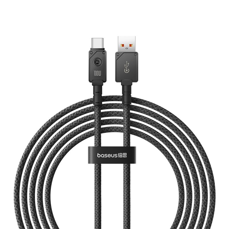 Baseus Unbreakable USB A to USB C cable 2 m 100 W Black Baseus Unbreakable USB A to USB C cable 2 m 100 W Black