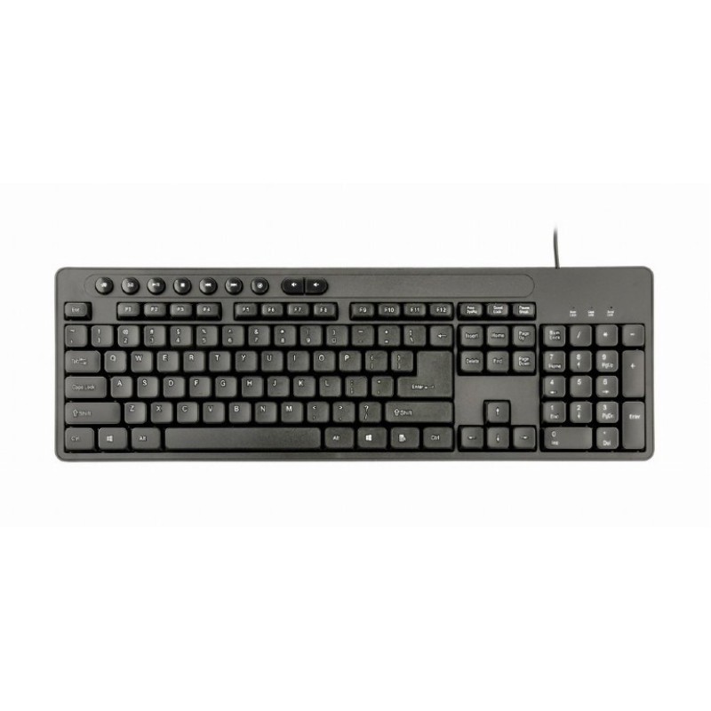 Gembird KBS-UM-04 keyboard Mouse included Universal USB QWERTY US English Black Gembird KBS-UM-04 keyboard Mouse included Universal USB QWERTY US English Black