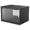 Intellinet Network Cabinet, Wall Mount (Basic), 6U, Usable Depth 340mm/Width 485mm, Black, Flatpack, Max 50kg, Glass Door, 19 Intellinet Network Cabinet, Wall Mount (Basic), 6U, Usable Depth 340mm/Width 485mm, Black, Flatpack, Max 50kg, Glass Door, 19