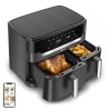 Tefal Easy Fry Dual XXL EY942HE0 fryer Double 11 L Stand-alone 2020 W Hot air fryer Grey Tefal Easy Fry Dual XXL EY942HE0 fryer Double 11 L Stand-alone 2020 W Hot air fryer Grey
