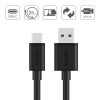 UNITEK USB CABLE USB-A — USB-C 25CM, Y-C480BK UNITEK USB CABLE USB-A — USB-C 25CM, Y-C480BK