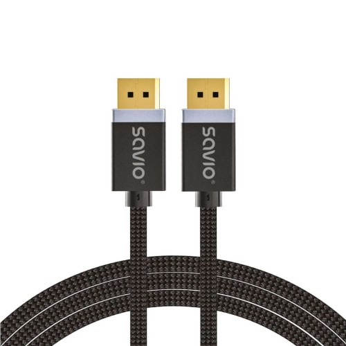 DisplayPort cable 2 m Black SAVIO CL-166 DisplayPort cable 2 m Black SAVIO CL-166