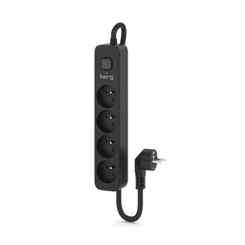 KERG power strip with circuit breaker-4 sockets 16A 5m
