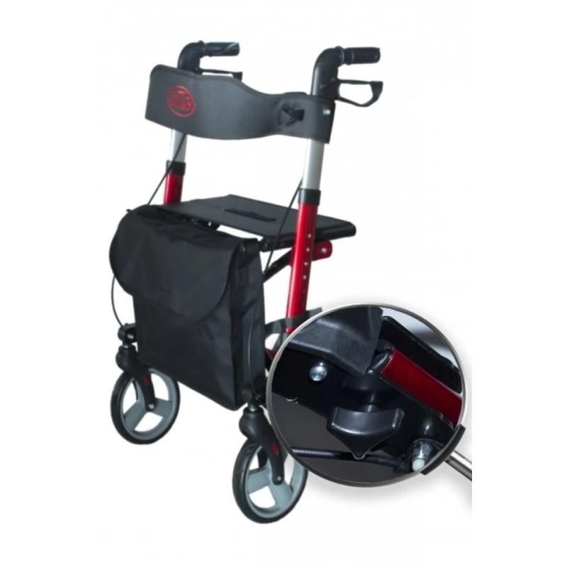 Aluminium four-wheel walker AT51006 Aluminium four-wheel walker AT51006