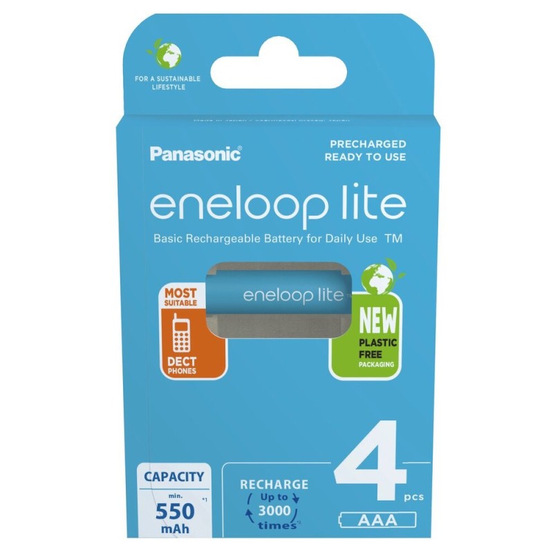 PANASONIC ENELOOP LITE AAA 550mAh 4 szt