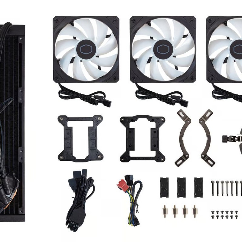 Cooler Master MasterLiquid 360L Core ARGB Processor Liquid cooling kit 12 cm Black Cooler Master MasterLiquid 360L Core ARGB Processor Liquid cooling kit 12 cm Black