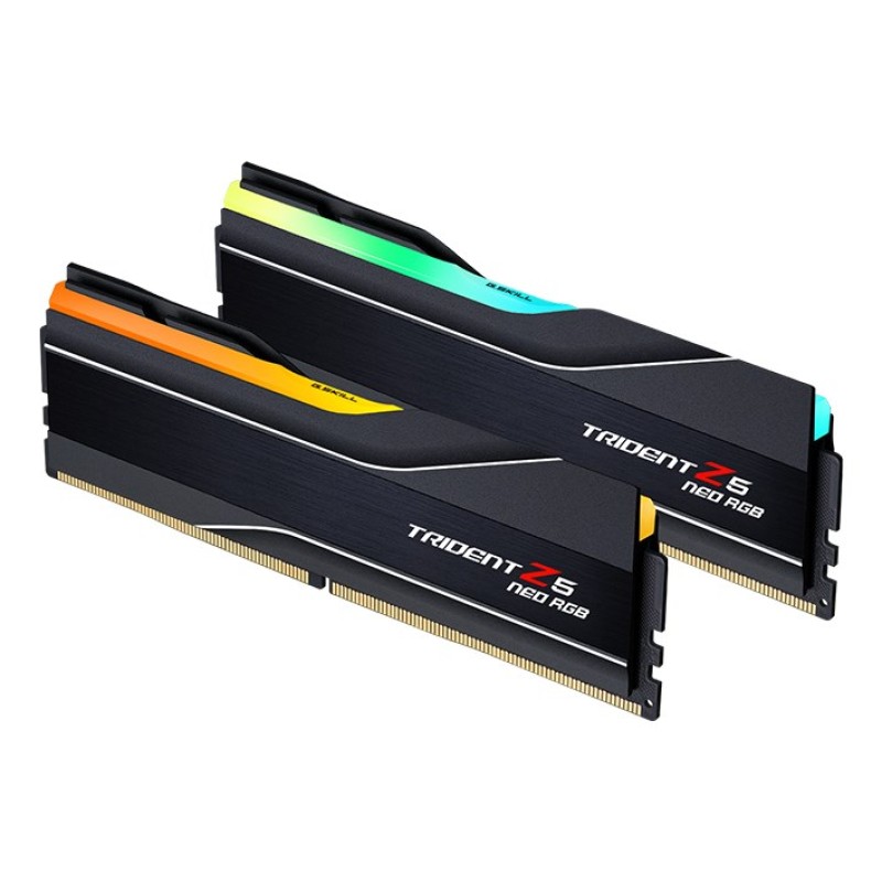 G.Skill Trident Z5 Neo RGB F5-6000J2636H48GX2-TZ5NR memory module 64 GB 2 x 32 GB DDR5 6000 MHz G.Skill Trident Z5 Neo RGB F5-6000J2636H48GX2-TZ5NR memory module 64 GB 2 x 32 GB DDR5 6000 MHz