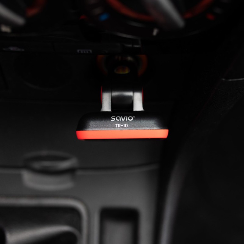 Savio Bluetooth FM Transmiter TR-10 87.6 - 107.9  MHz Black