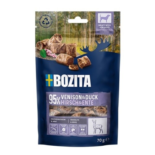 BOZITA Meaty bites Venison and duck - dog treat - 70g BOZITA Meaty bites Venison and duck - dog treat - 70g