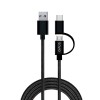 Savio CL-128 USB cable USB 2.0 1 m USB A USB C/Micro-USB A Black Savio CL-128 USB cable USB 2.0 1 m USB A USB C/Micro-USB A Black
