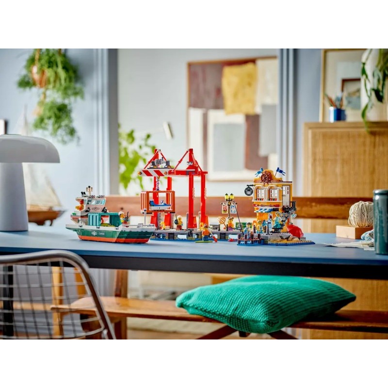 LEGO CITY 60422 Seaside Harbour with Cargo Ship