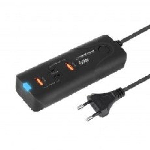 Esperanza EZC109 mains charger 60W Black