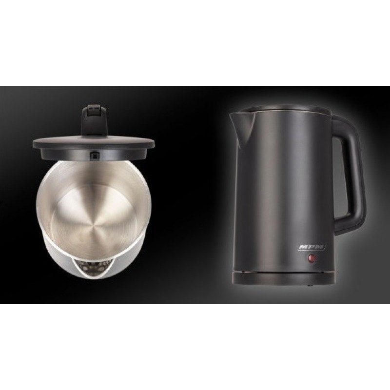 MPM cordless kettle MCZ-105/C, black, 1.7 l MPM cordless kettle MCZ-105/C, black, 1.7 l