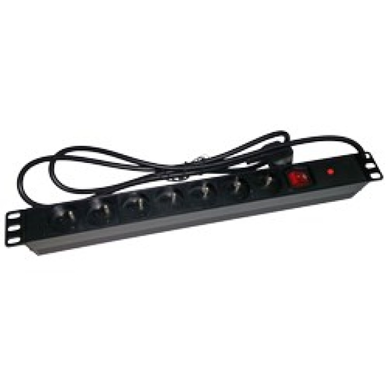 Alantec PZ071U power extension 1.8 m 7 AC outlet(s) Indoor Black Alantec PZ071U power extension 1.8 m 7 AC outlet(s) Indoor Black