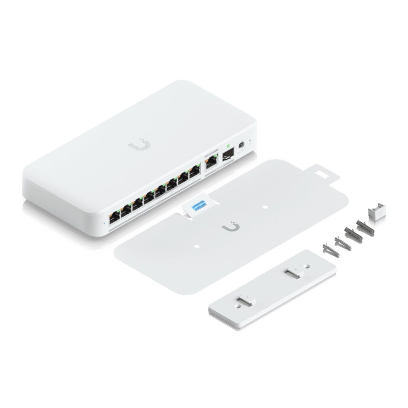 Ubiquiti UniFi Flex 2.5G PoE Managed L2 2.5G Ethernet (100/1000/2500) Power over Ethernet (PoE) Desktop/Wall-Mounting White Ubiquiti UniFi Flex 2.5G PoE Managed L2 2.5G Ethernet (100/1000/2500) Power over Ethernet (PoE) Desktop/Wall-Mounting White