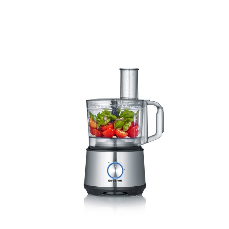 Severin KM 3892 food processor 1200 W 1.5 L Black, Stainless steel, Transparent