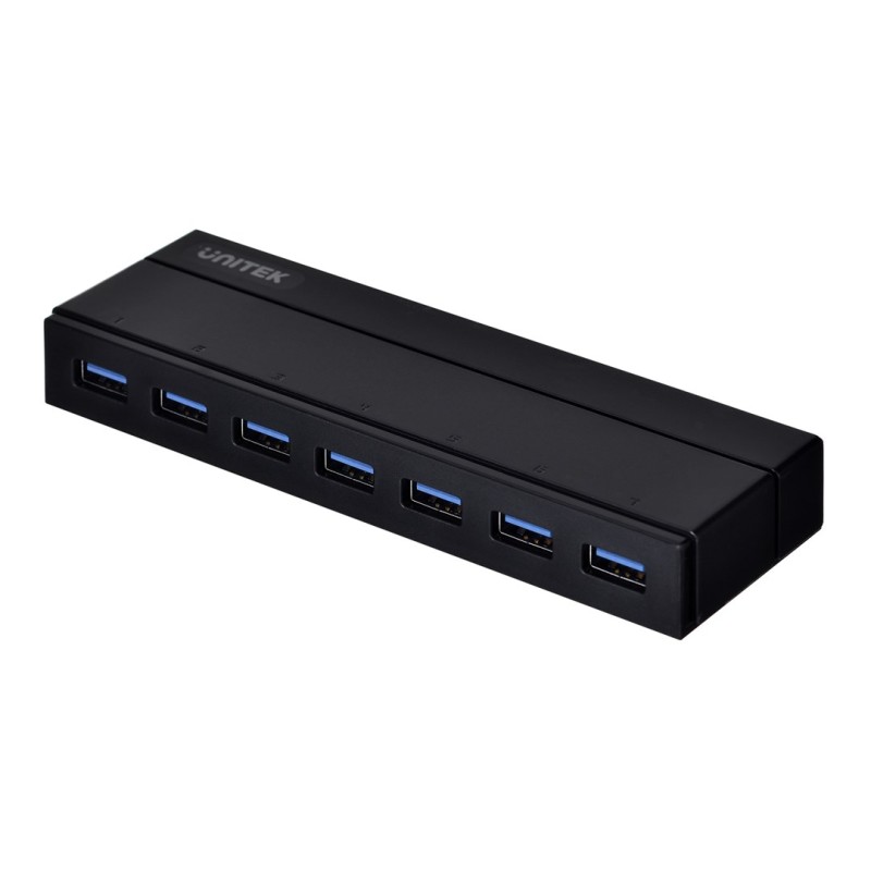 UNITEK HUB USB-A + DC Y-3184; 7x USB 3.2 Gen 1 (3.1 Gen 1) Type-A UNITEK HUB USB-A + DC Y-3184; 7x USB 3.2 Gen 1 (3.1 Gen 1) Type-A