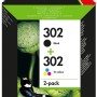 HP 302 2-pack Black/Tri-color Original Ink Cartridges