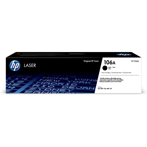 HP 106A Black Original Laser Toner Cartridge HP 106A Black Original Laser Toner Cartridge